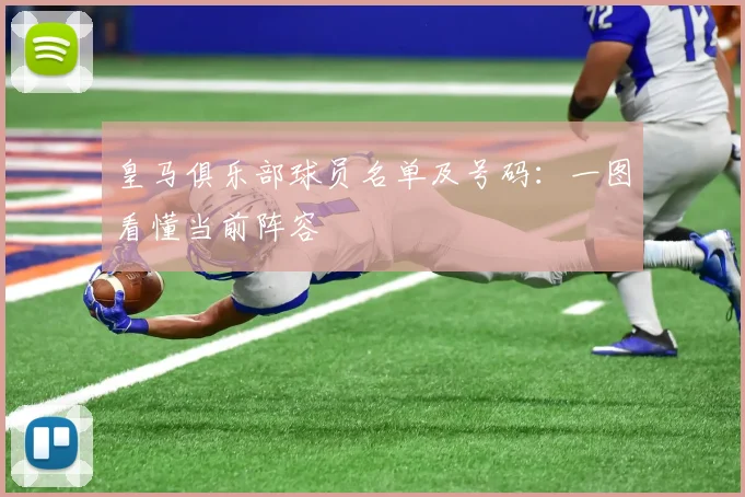 皇马俱乐部球员名单及号码：一图看懂当前阵容