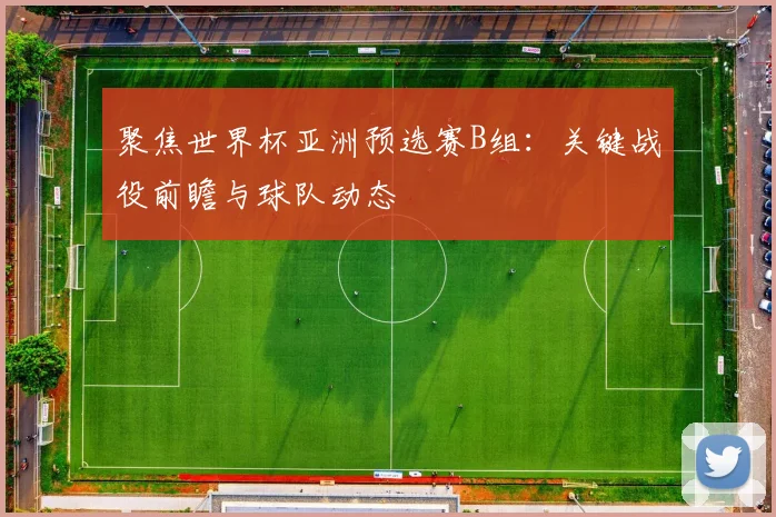 聚焦世界杯亚洲预选赛B组：关键战役前瞻与球队动态